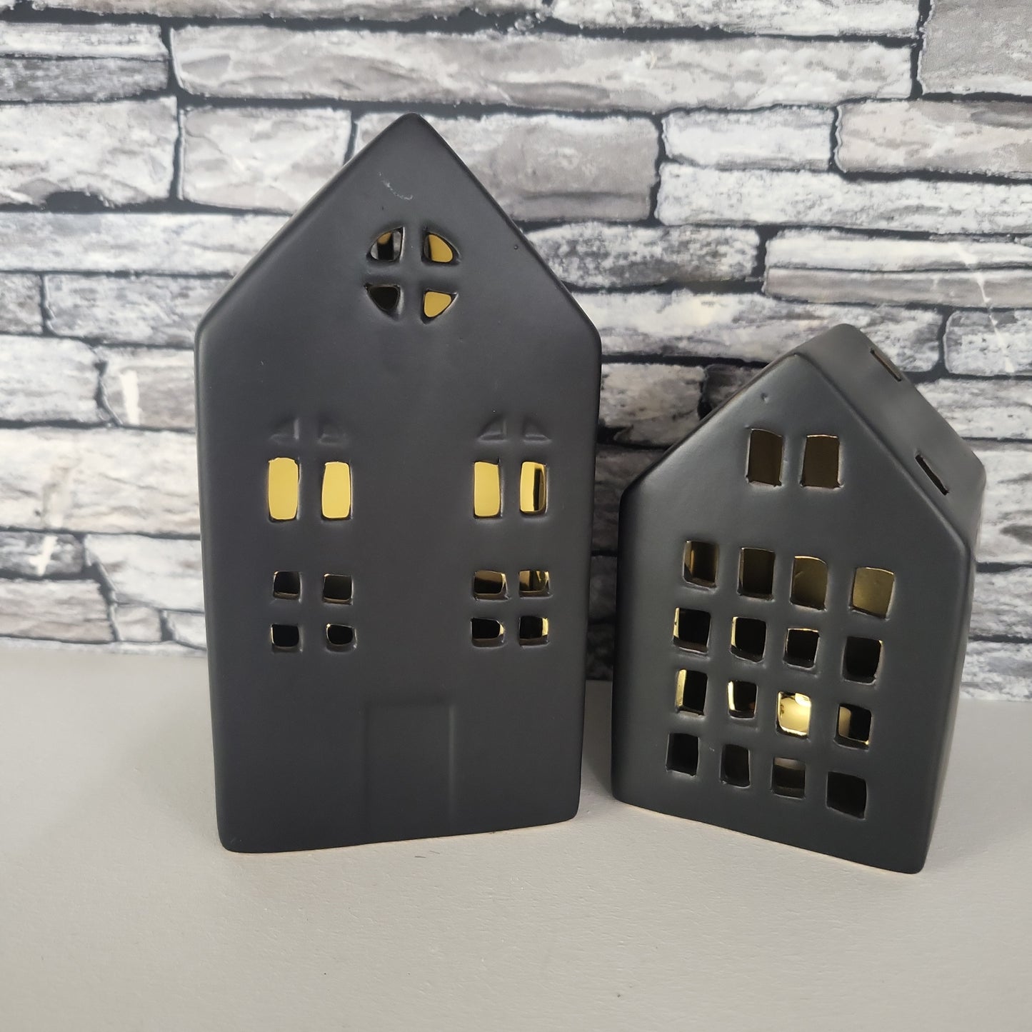 LED-Haus "Black" 2er Set