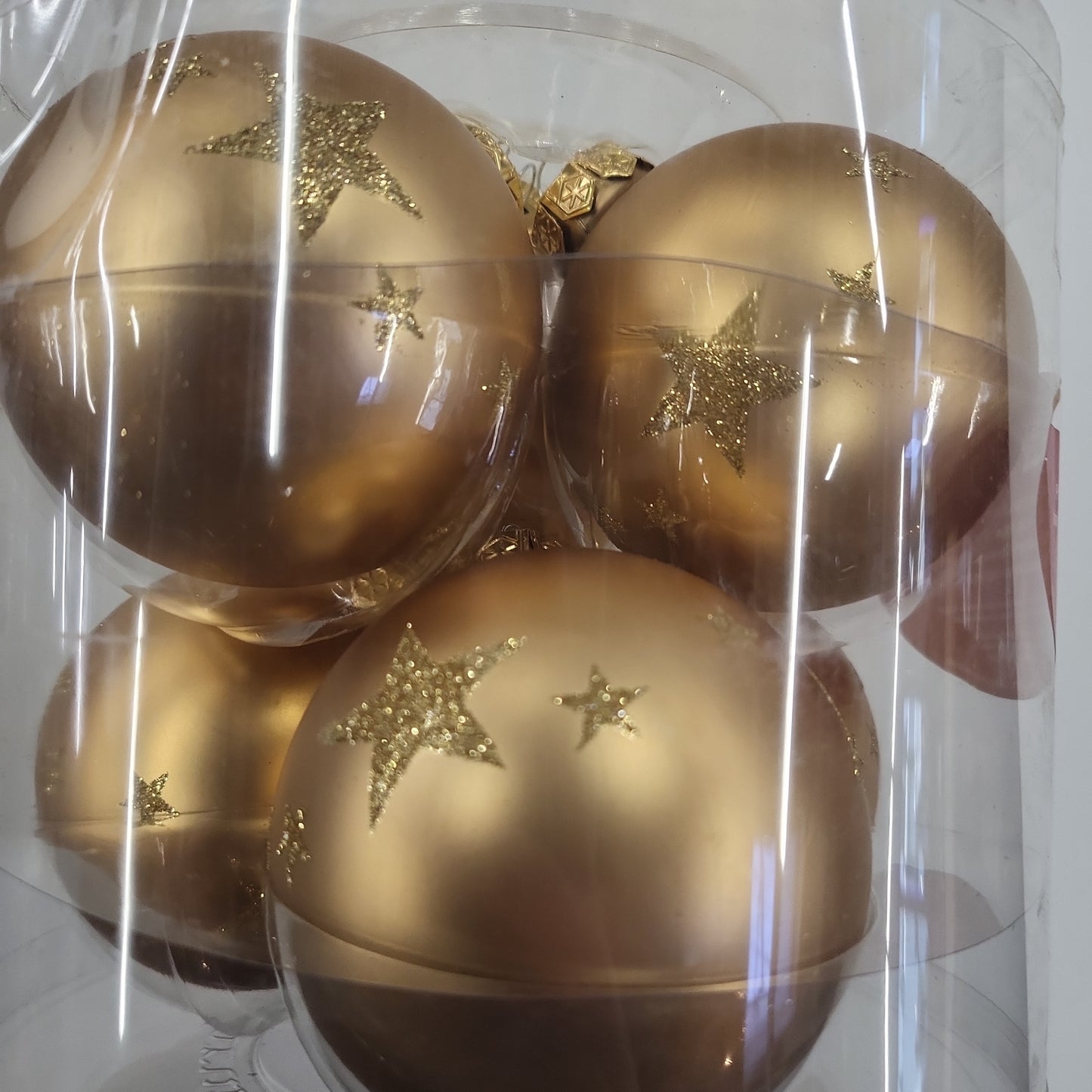Weihnachtskugeln mit Motiv 6er Set