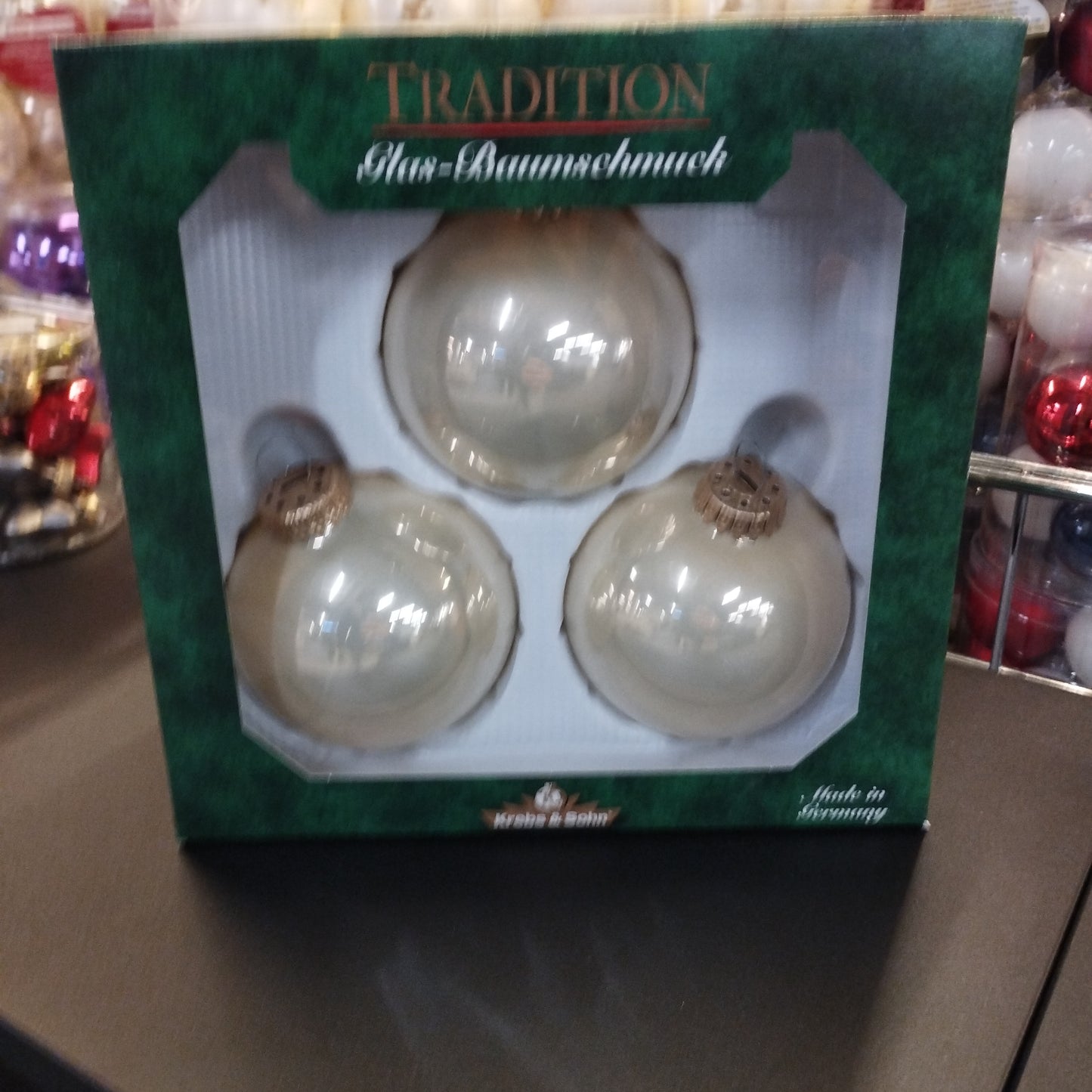 Glas- Baumschmuck Weihnachtskugel