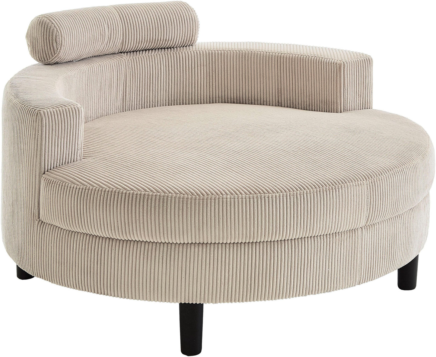 Rundsessel inklusive Hocker Cord