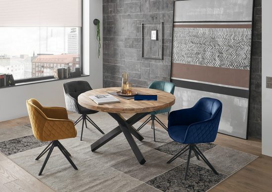 Esstisch mango rund*