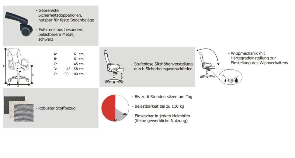 Bürostuhl Drehstuhl