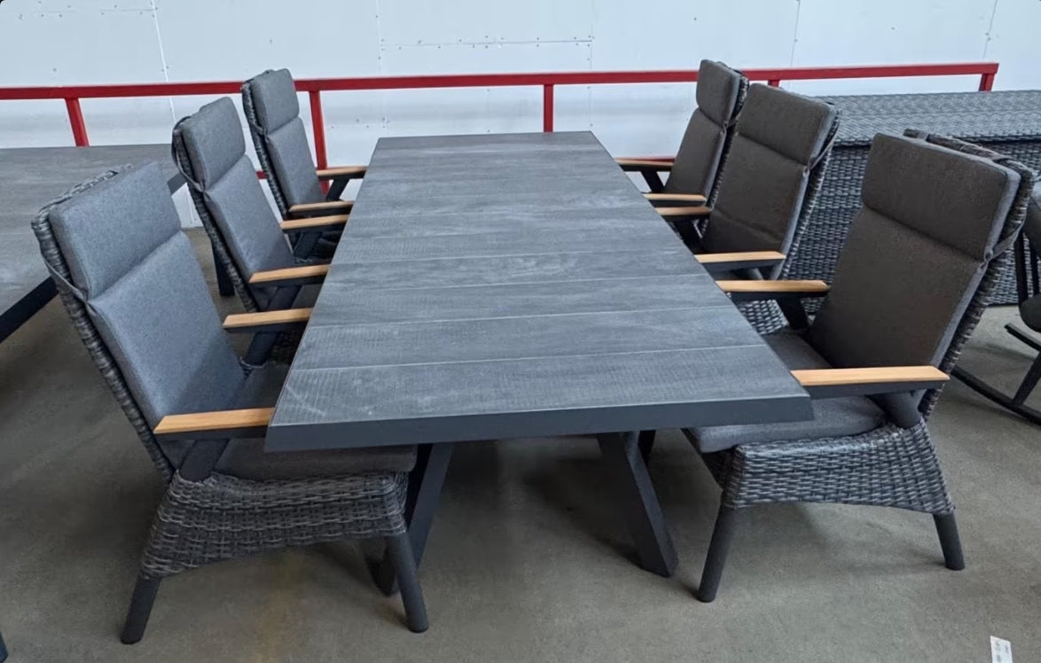 Outdoor Tischgruppe 7-teilig