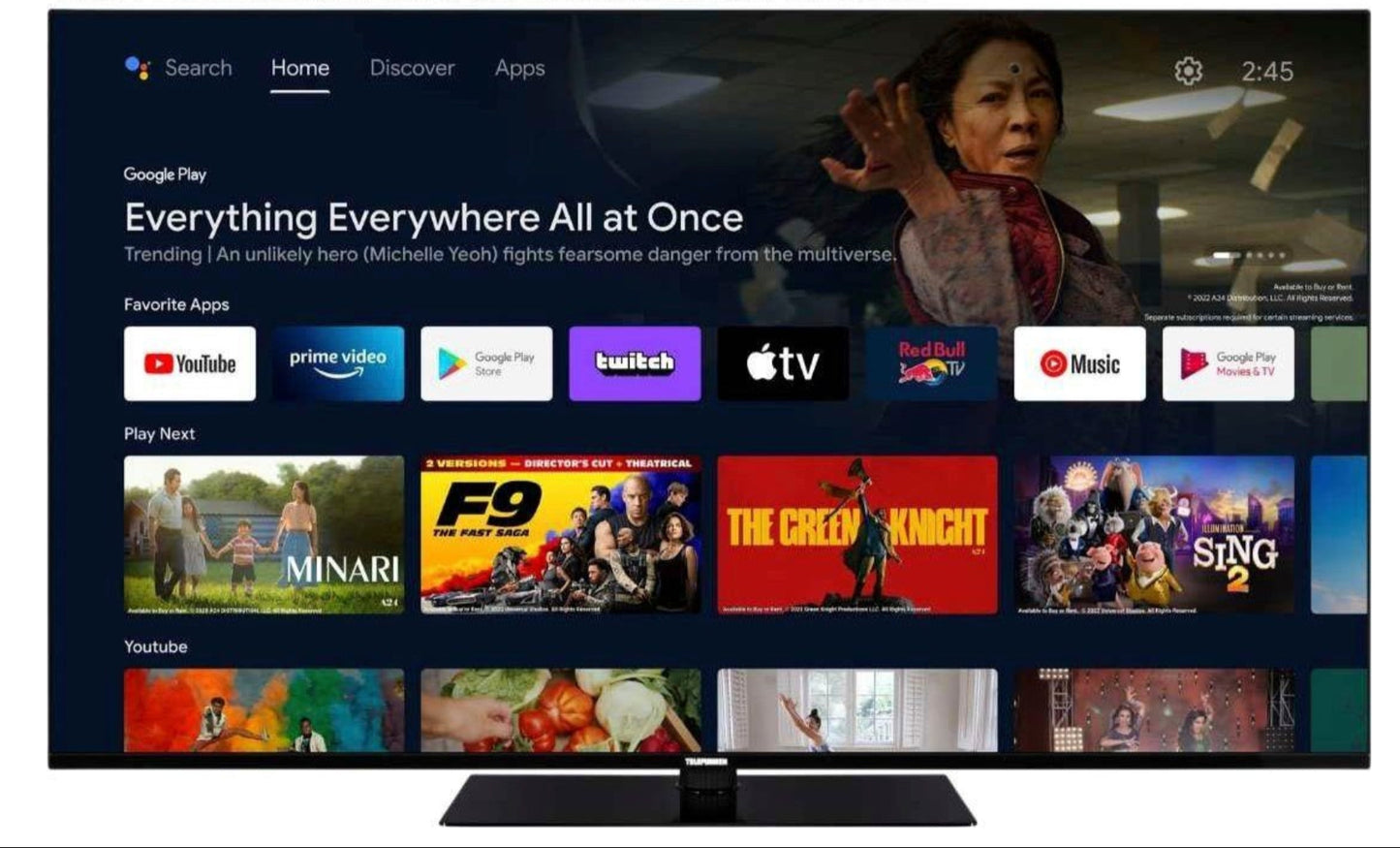 Telefunken D65V950M2CWH Smart-TV W