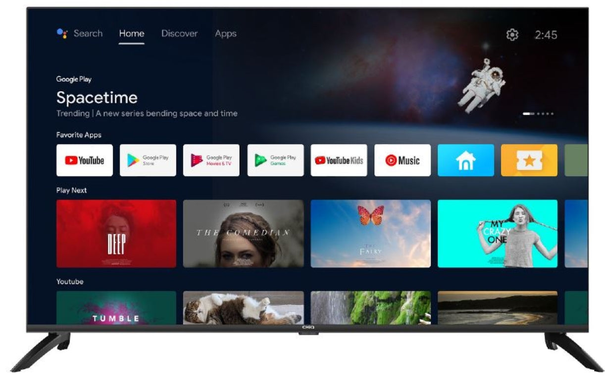 CHiQ 43 Zoll 4K Ultra HD Smart-TV U 43 G 7 LX !! inkl. 5 Jahre Garantie!!