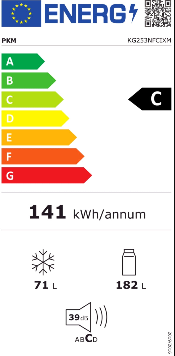 PKM Kühl-Gefrier.Kombi KG253NFCIXM