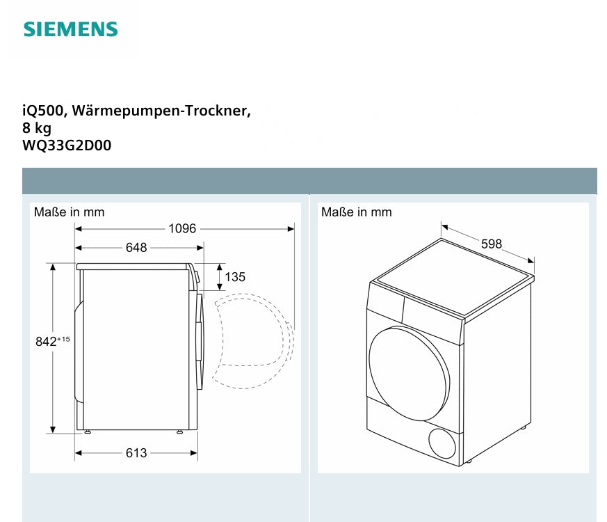 Siemens WQ 33 G2 D00 A+++ inkl. 5 Jahre Garantie!!