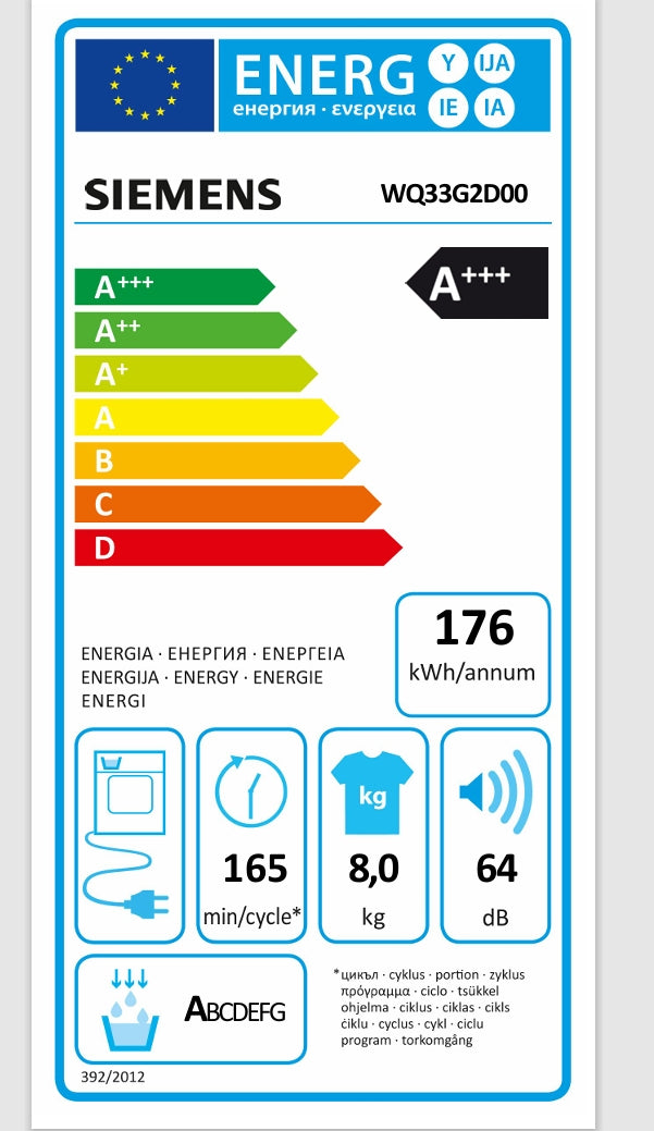 Siemens WQ 33 G2 D00 A+++ inkl. 5 Jahre Garantie!!