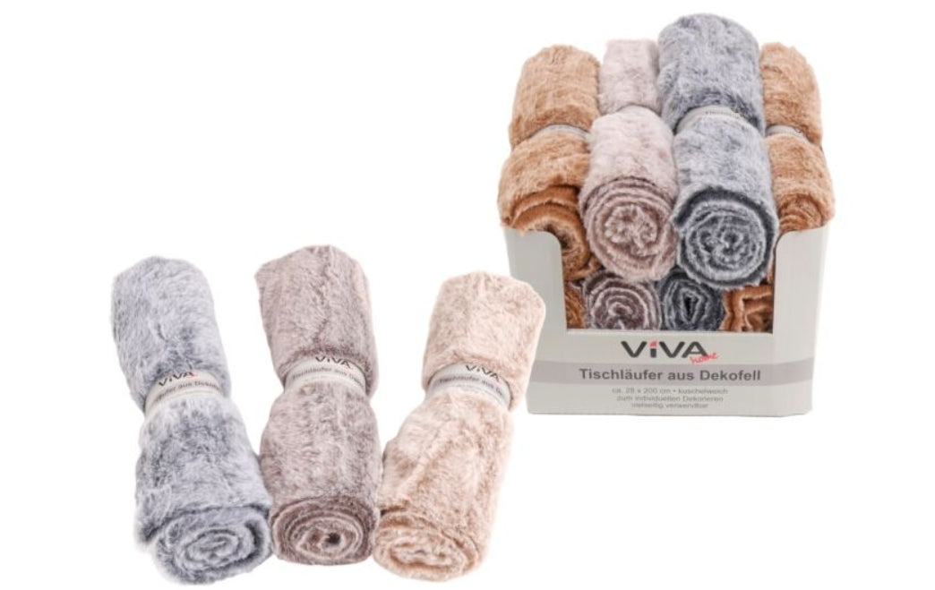 Tischläufer aus Dekofell