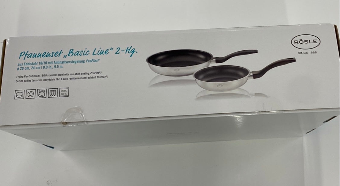 Rösle Basic Line 2 teiliges Pfannenset