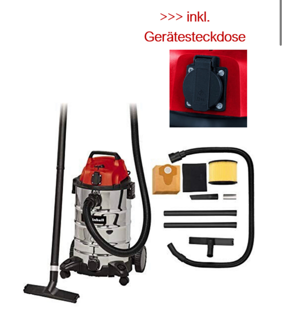Einhell TC-VC 1930 SA Nass-/ Trockensauger Weiße Ware