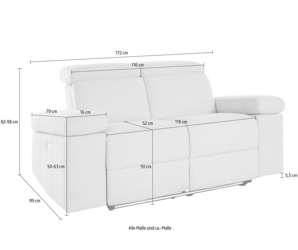 2-Sitzer mit Relaxfunktion 2. WAHL