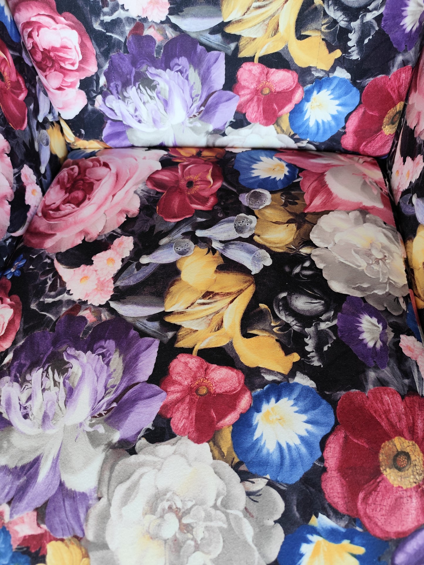 Ohrensessel mit Hocker Flower