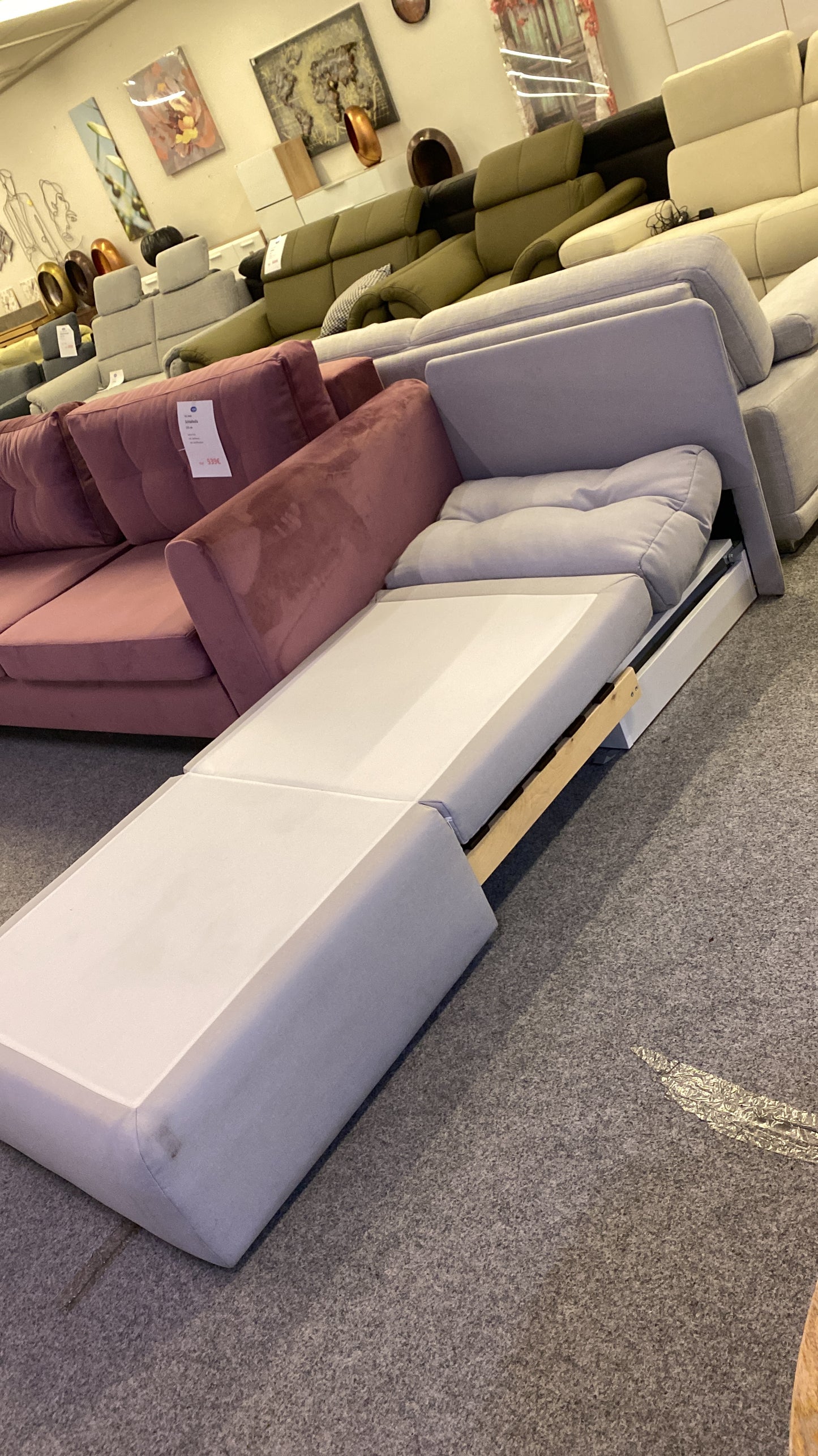 Sessel mit Schlaffunktion