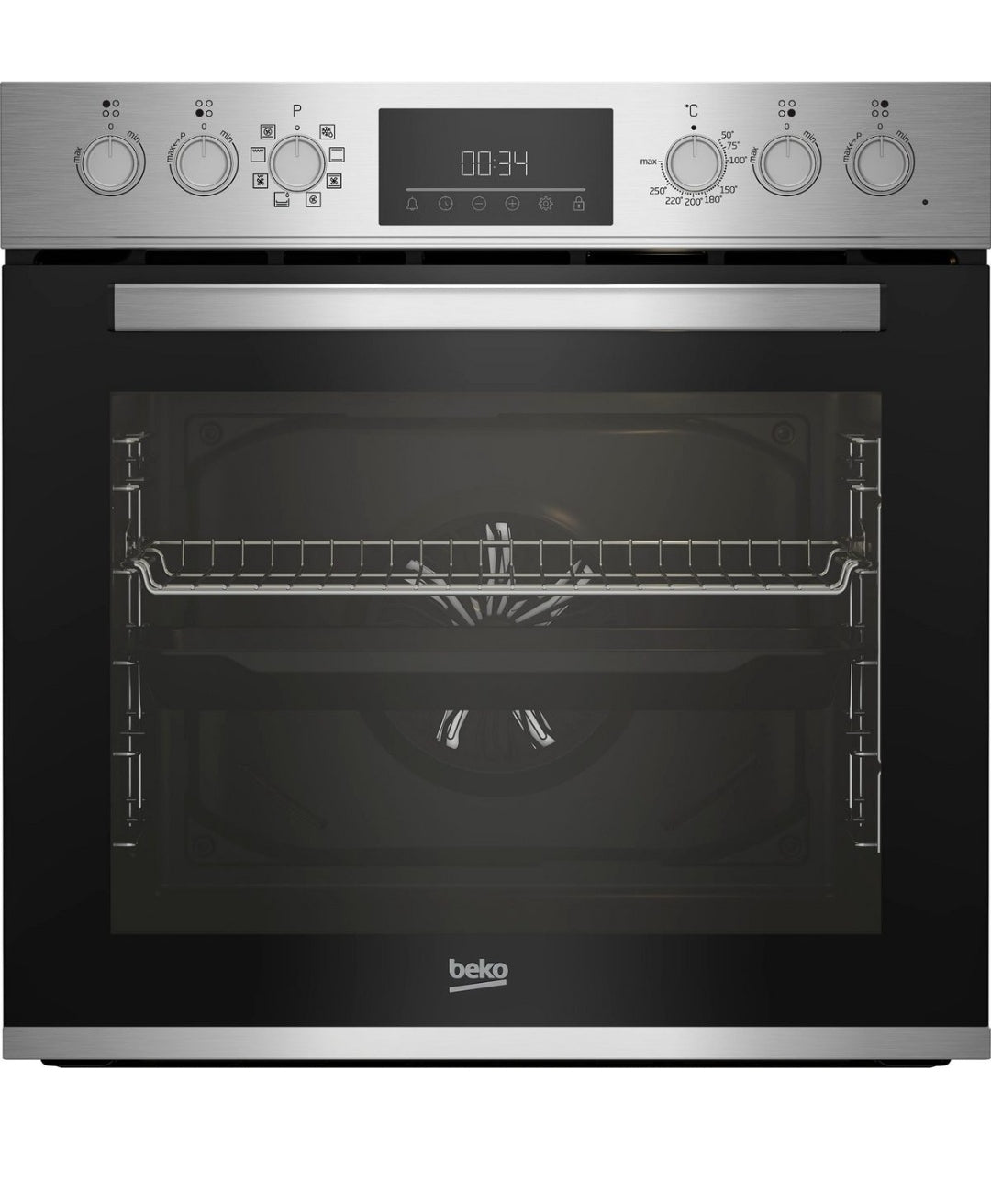 Beko BBUM12340X Einbau Herdset Weiße Ware