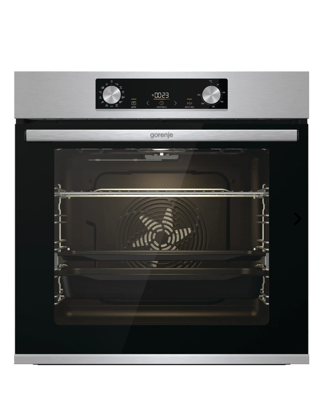 Gorenje BOS6737E13X+ ECT643BSCOT Einbau-Backofen-Set Weiße Ware