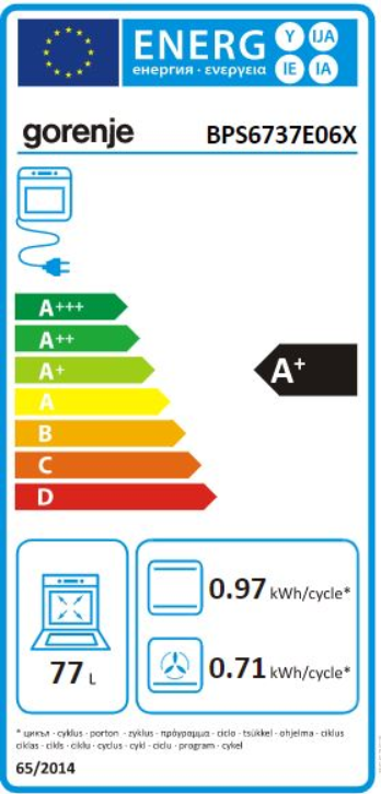Gorenje BPS 6737 E06X + IT 43 X Weiße Ware