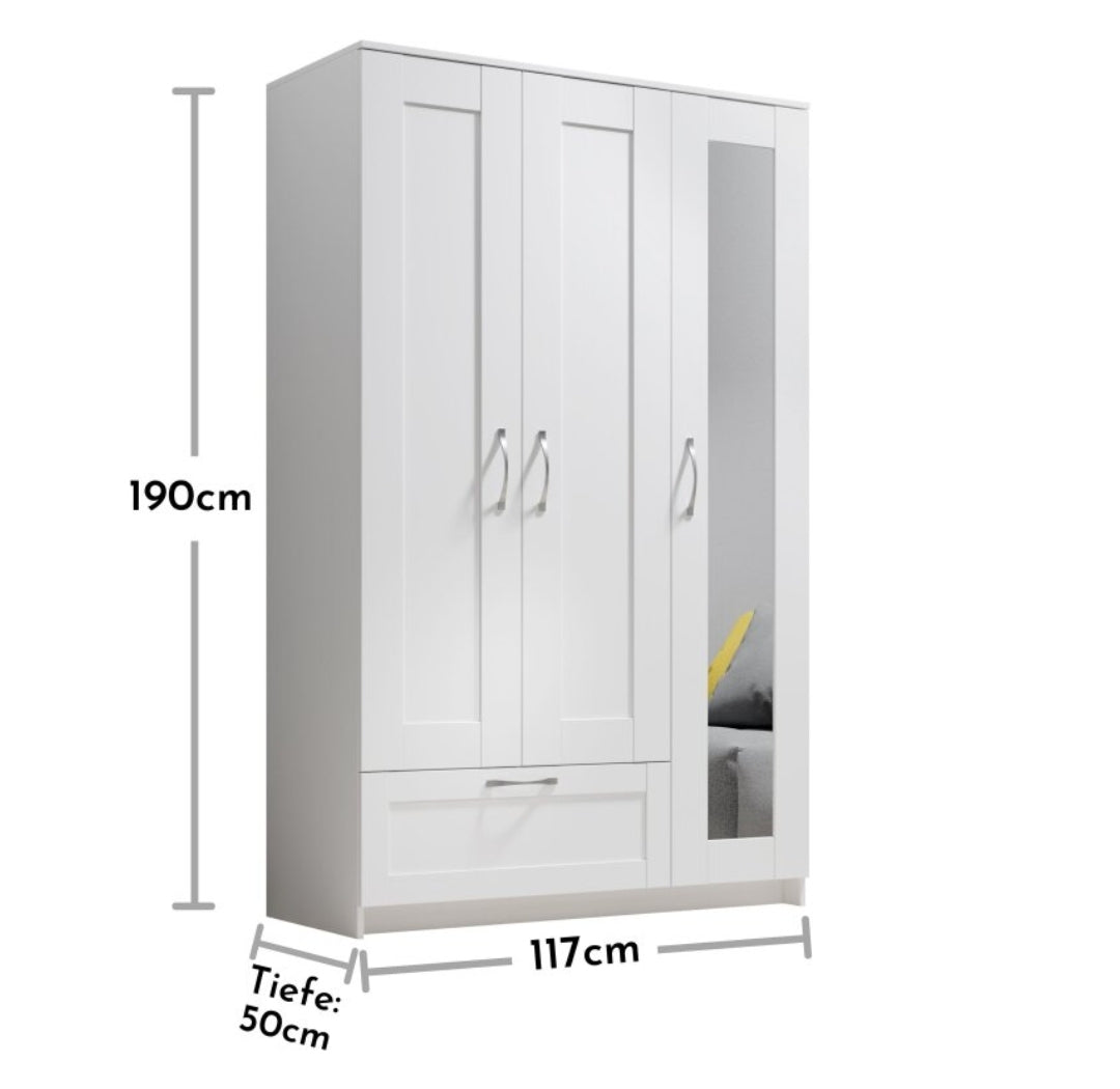 Kleiderschrank in 2 Größen