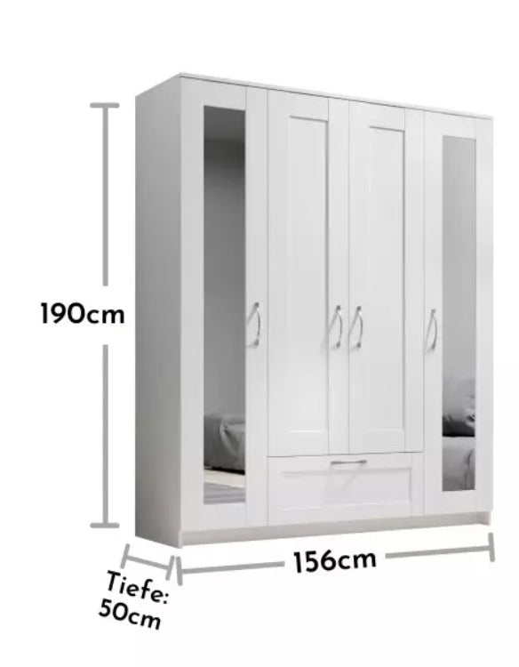 Kleiderschrank in 2 Größen