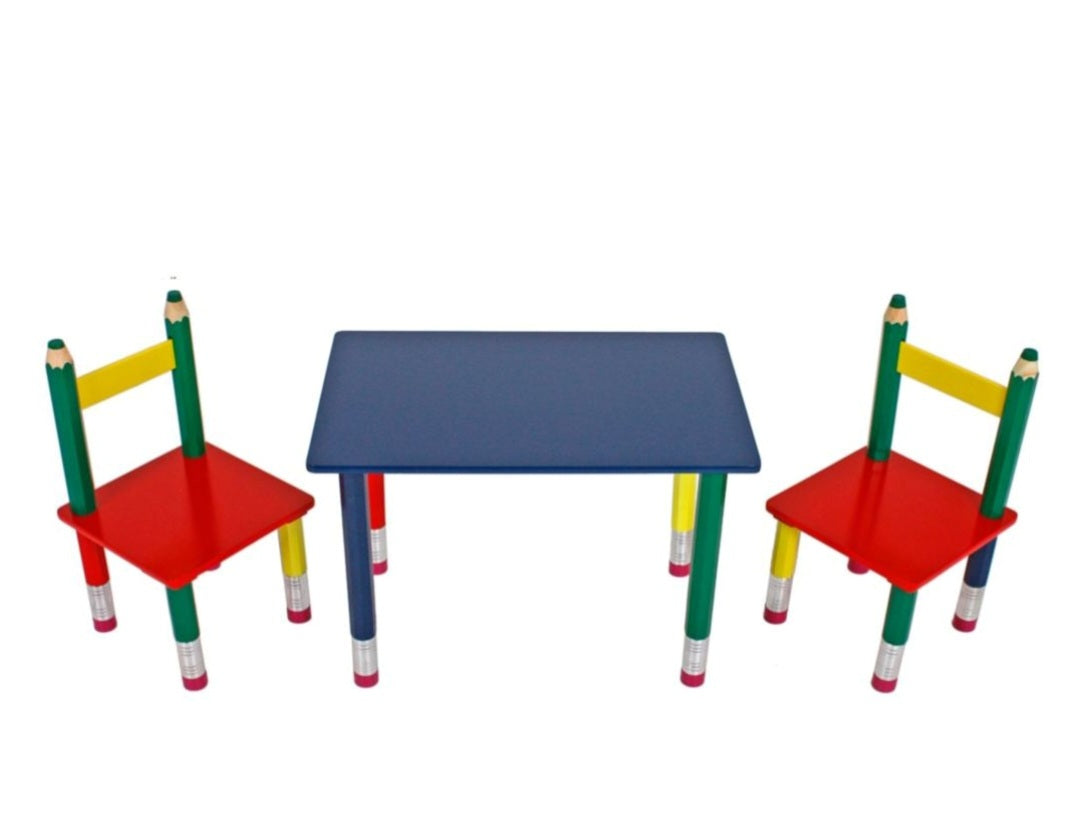 Kindertischgruppe bunt
