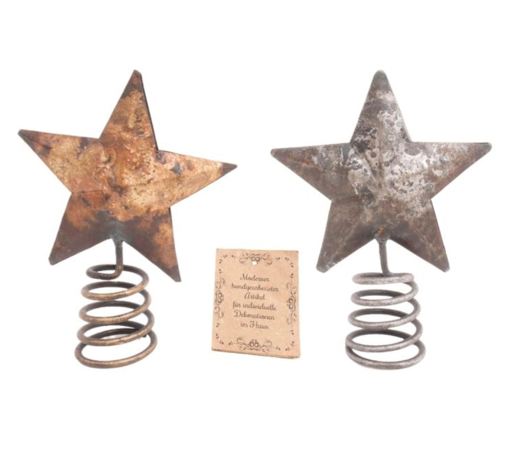 Deko Stern auf Spirale