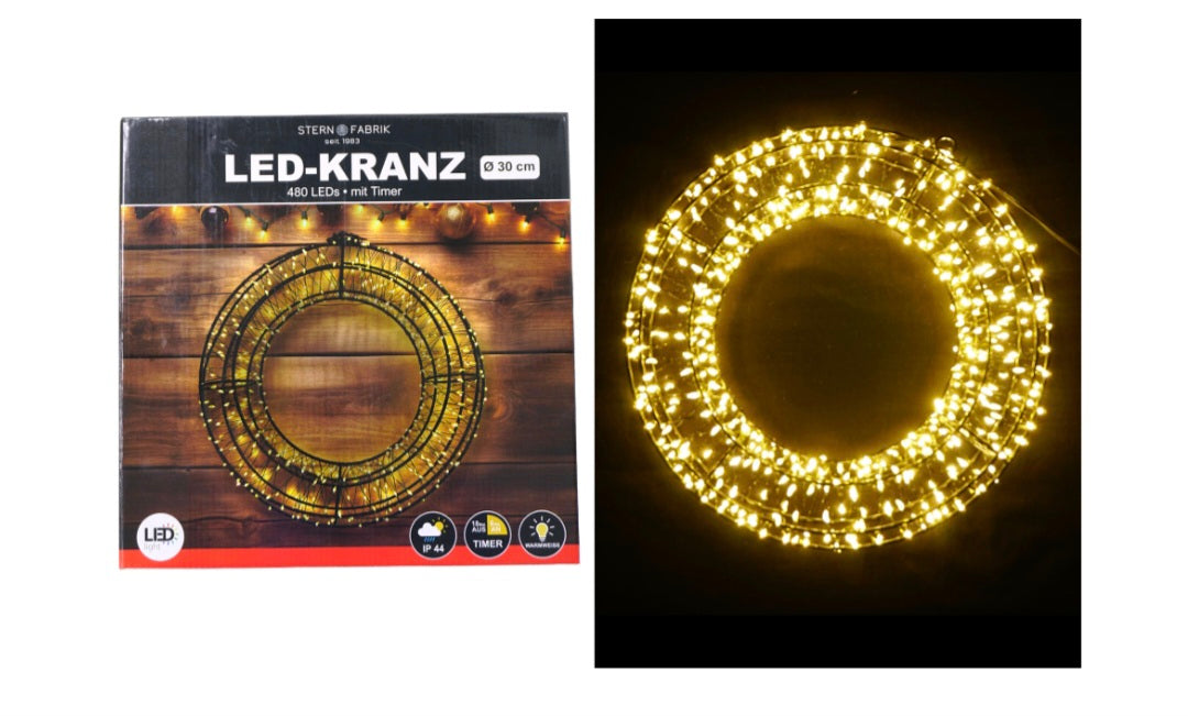 Deko LED Kranz