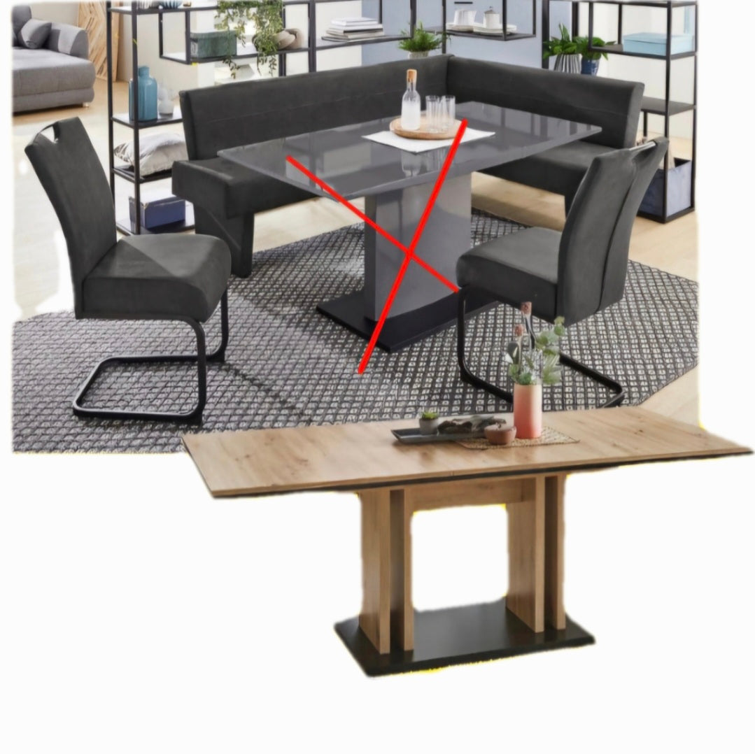 Sitzgruppe Trier Eckbank + 2 Stühle