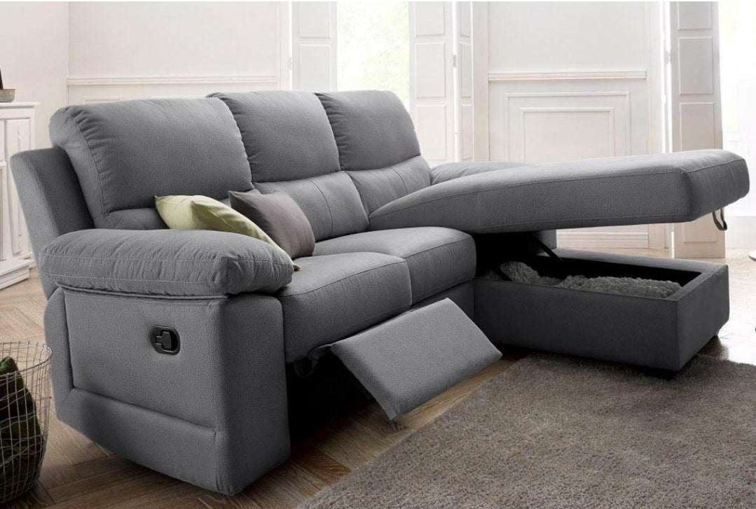 Ecksofa mit Relaxfunktion