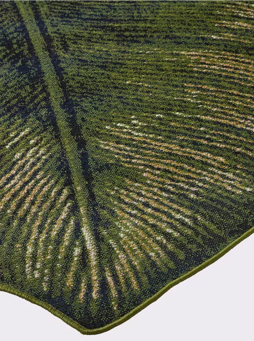 Teppich in Blattform