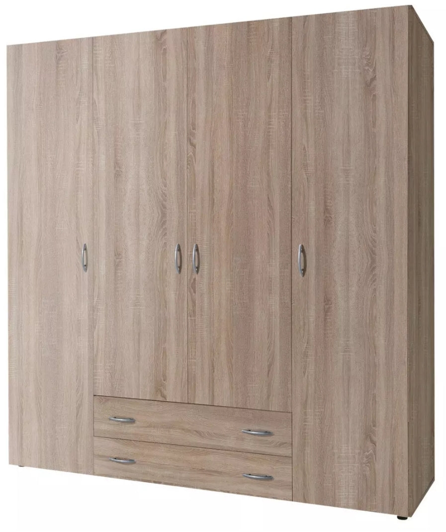 Kleiderschrank in 2 Farben erhältlich