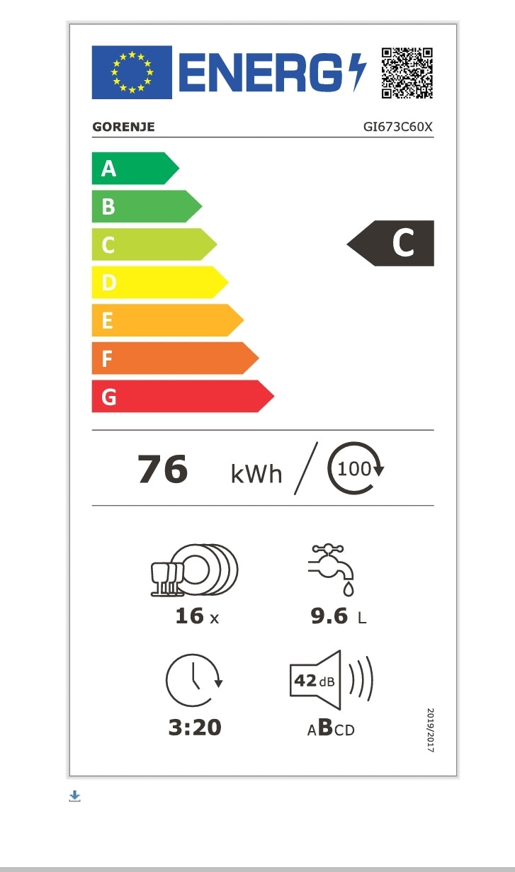 Gorenje GI62040X Geschirrspüler Weiße Ware