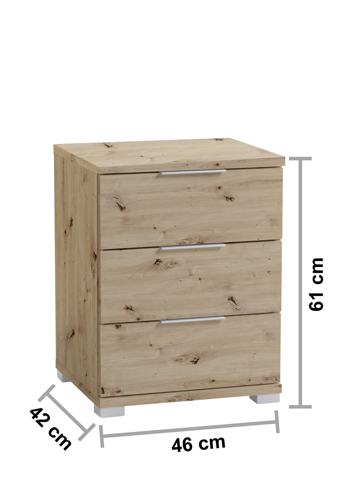 Nachttisch in 3 Farben