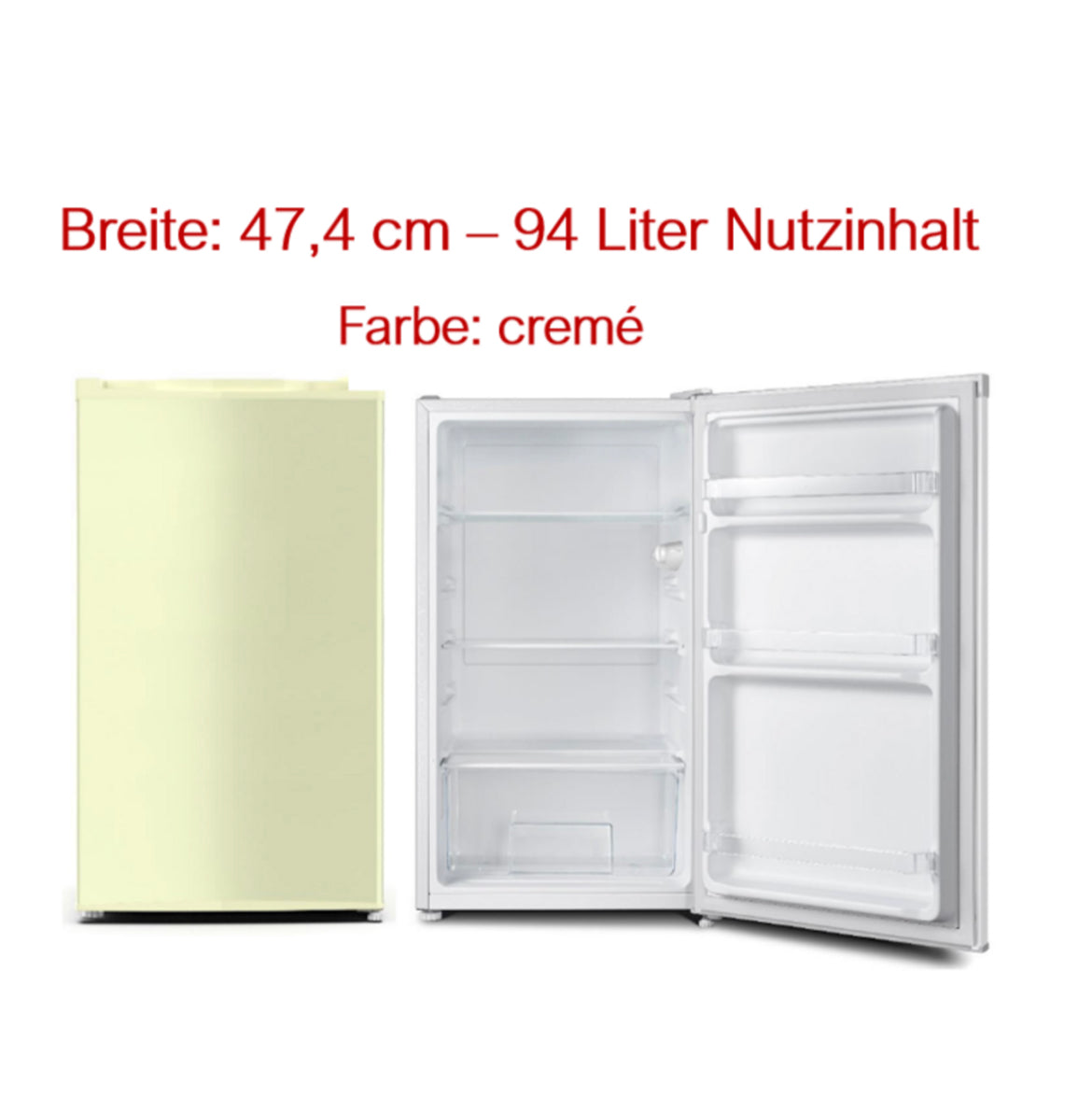 ChiQ Tisch-Kühlschrank CSR94D4EF