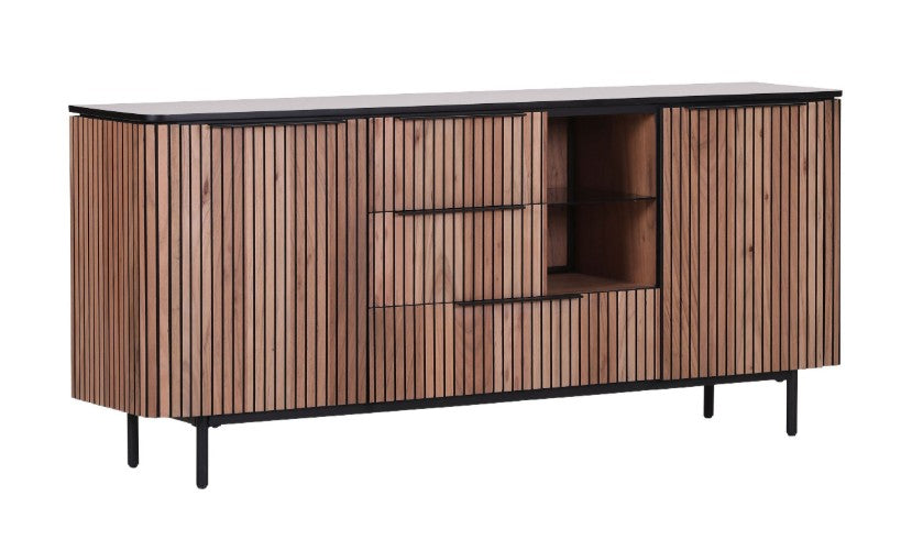 Sideboard Akustikpaneele dunkel