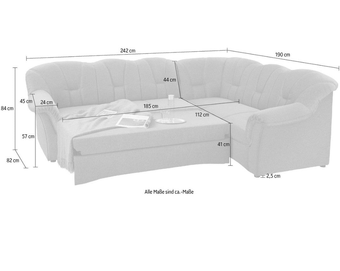 Ecksofa mit Schlaffunktion