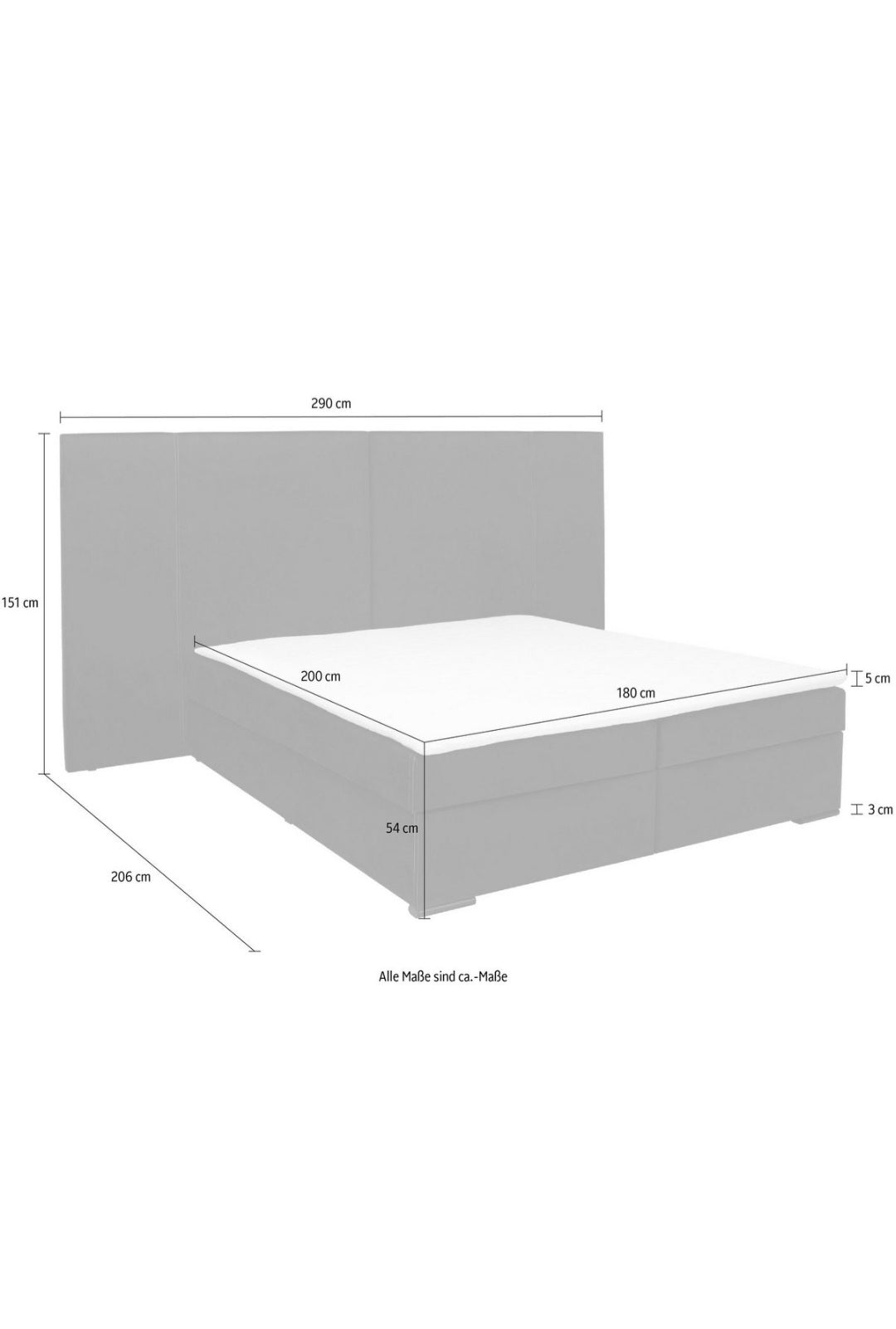 Boxspringbett 180x200