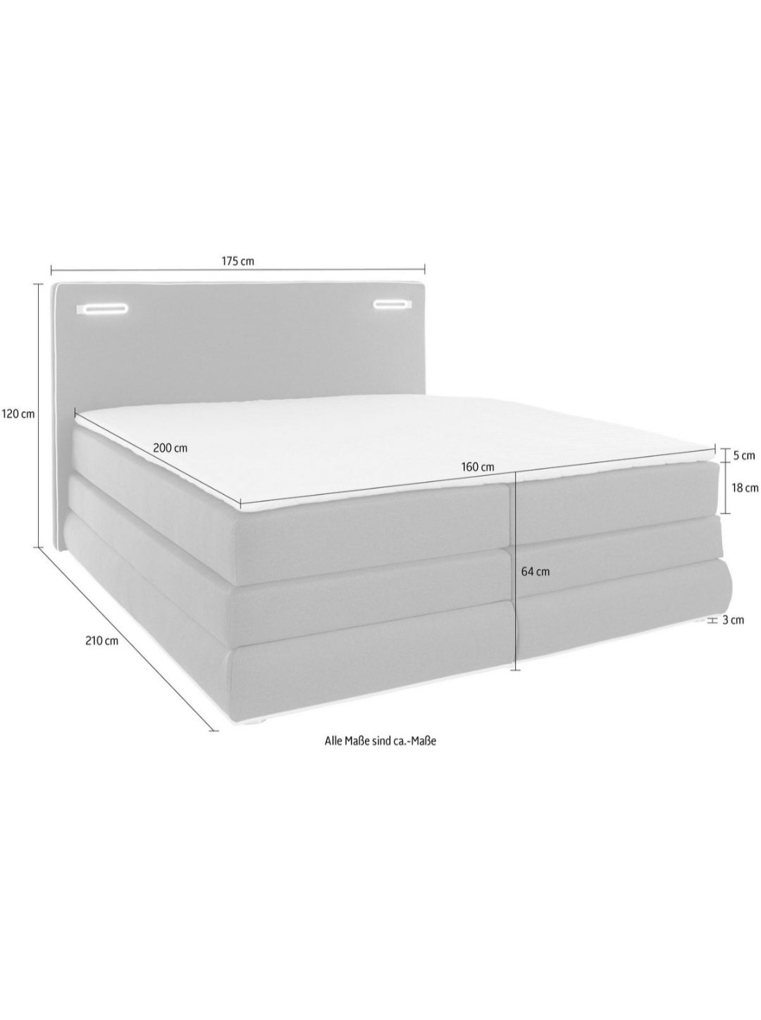 Boxspringbett 160x200