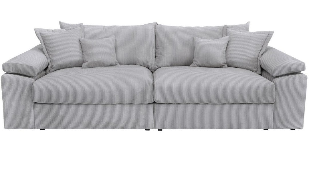 Big-Sofa hellgrau - 2. Wahl!