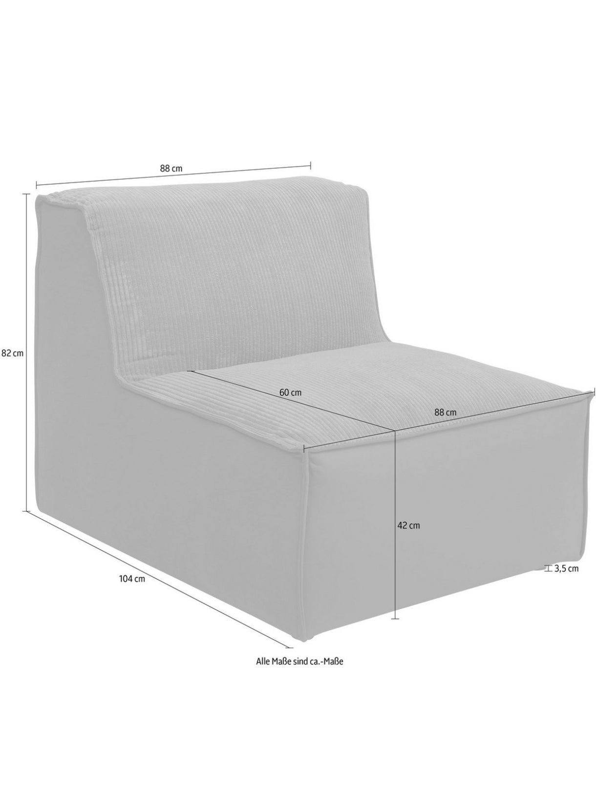 Sofa Hocker Cord