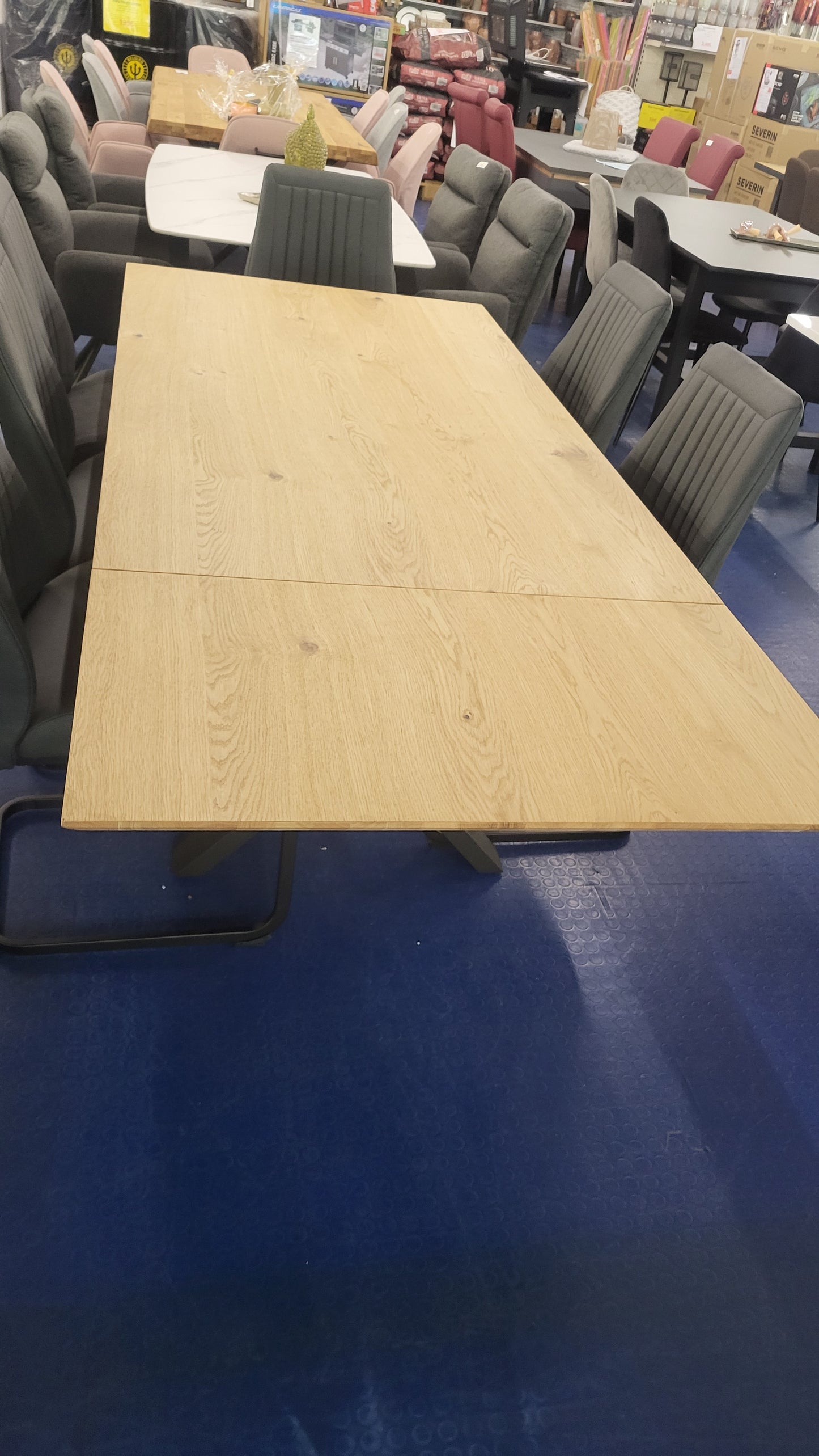 Esstisch Eiche 160/210x90cm Schweizerkante*