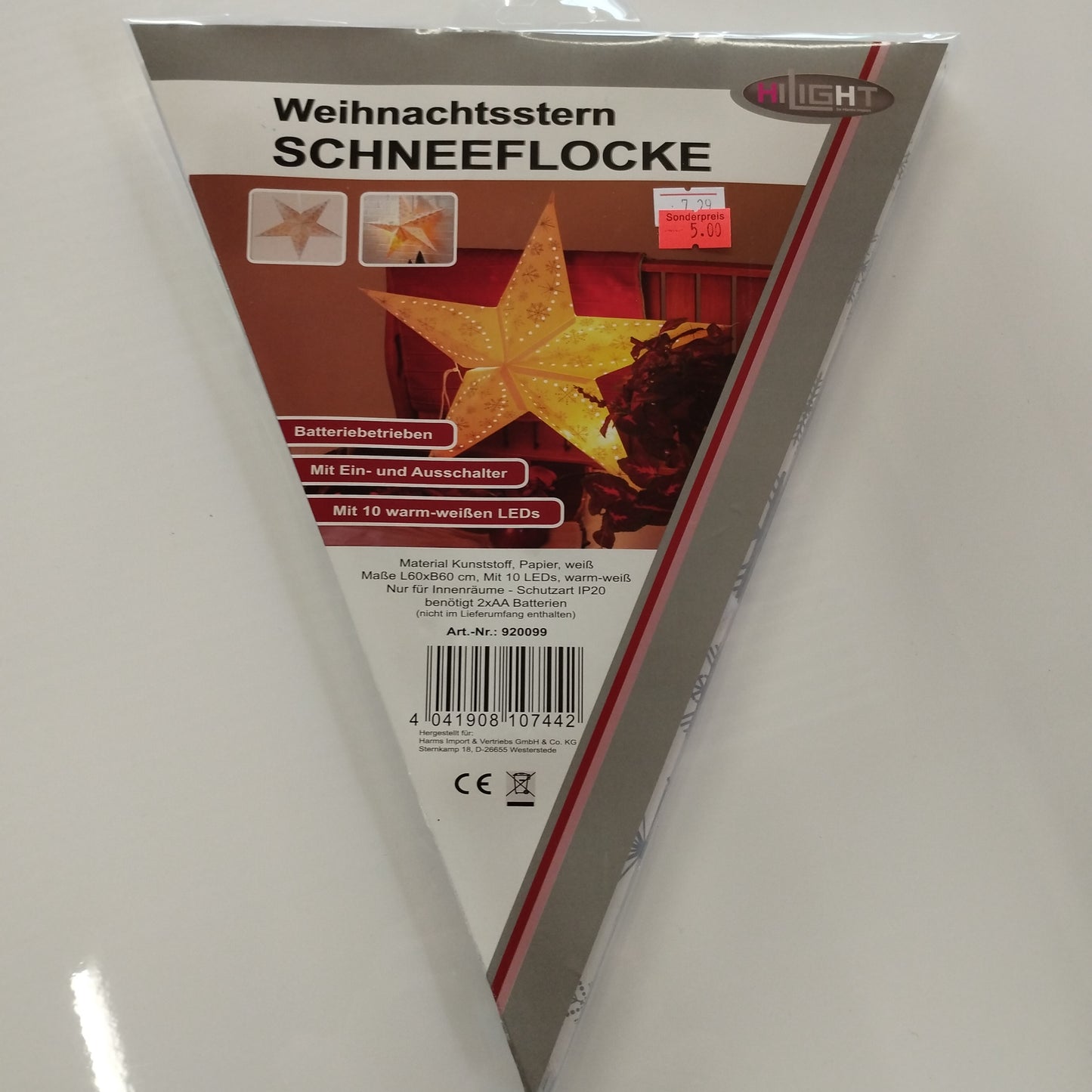 Weihnachtsstern Sonderposten