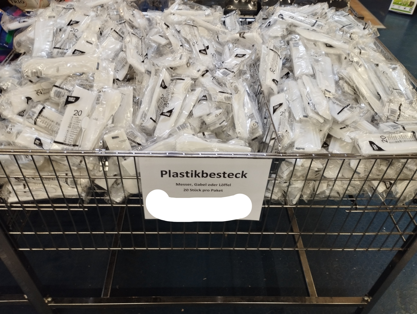 Plastikbesteck Sonderposten