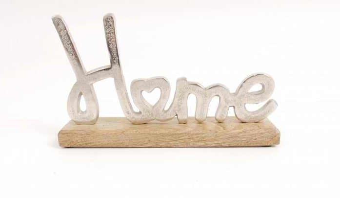 Schriftzug Home Deko