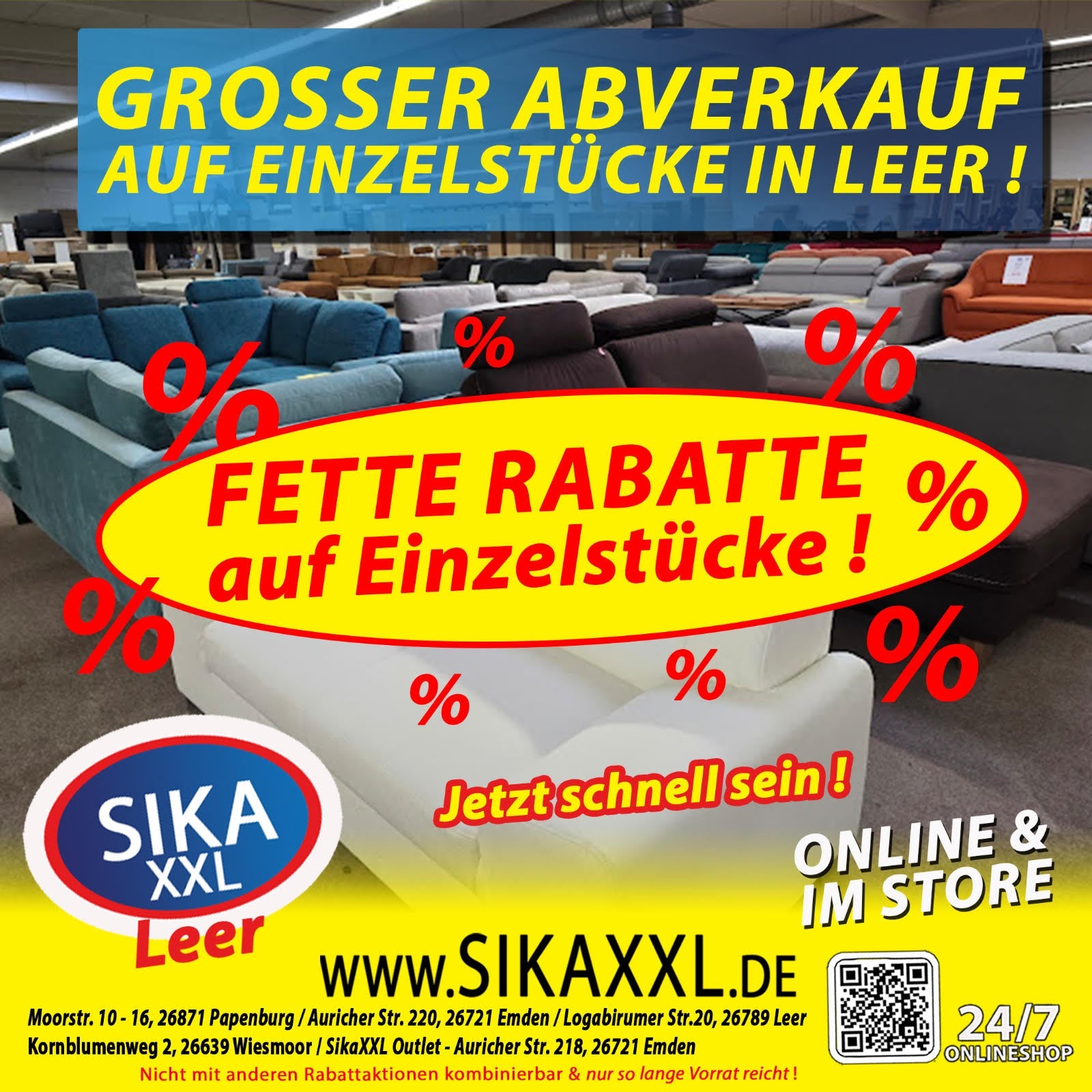 Jahresstart Einzelstück / Posten  Aktion Leer