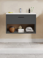 Waschbeckenunterschrank Trento Light klein anthrazit