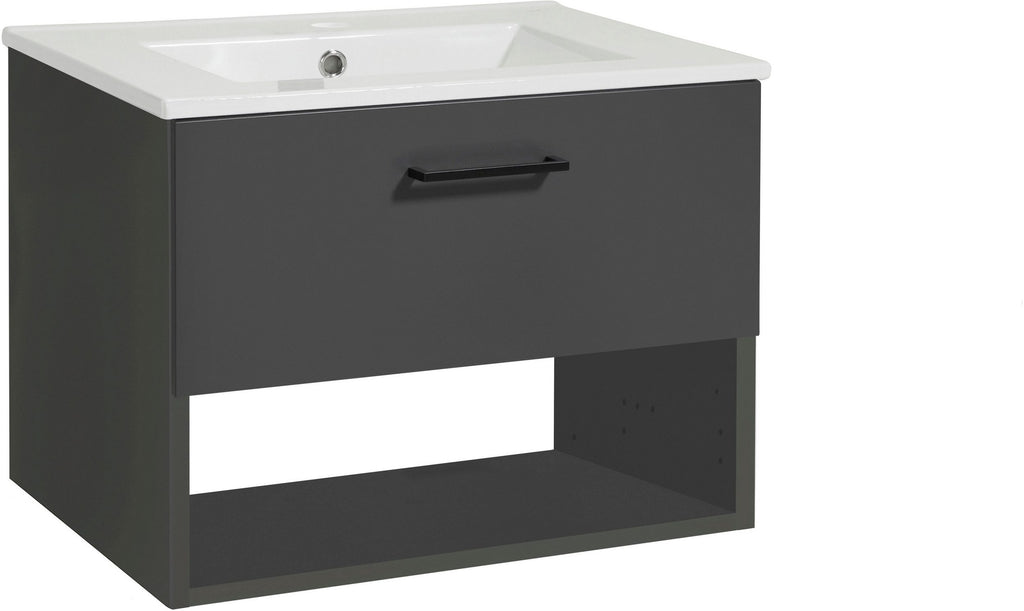 Waschbeckenunterschrank Trento Light mini anthrazit