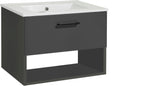 Waschbeckenunterschrank Trento Light mini anthrazit