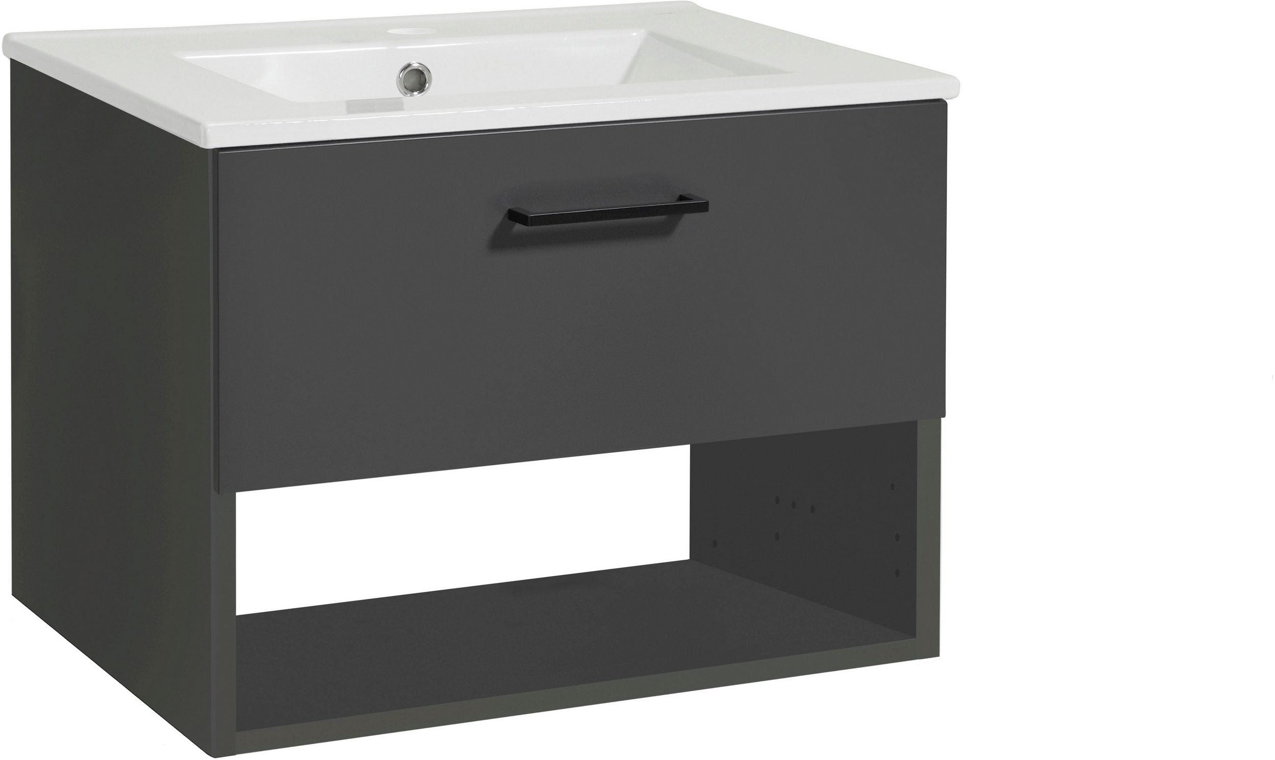 Waschbeckenunterschrank Trento Light mini anthrazit