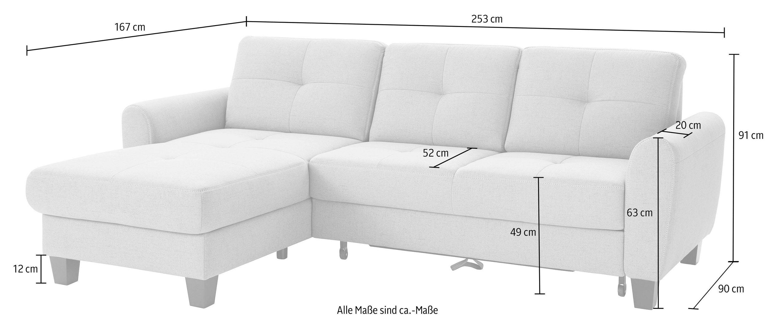 Ecksofa L-Form 2. Wahl