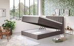 Boxspringbett 140cm Shark inkl. Bettkasten und Topper